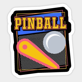 Pinball 80s Sticker